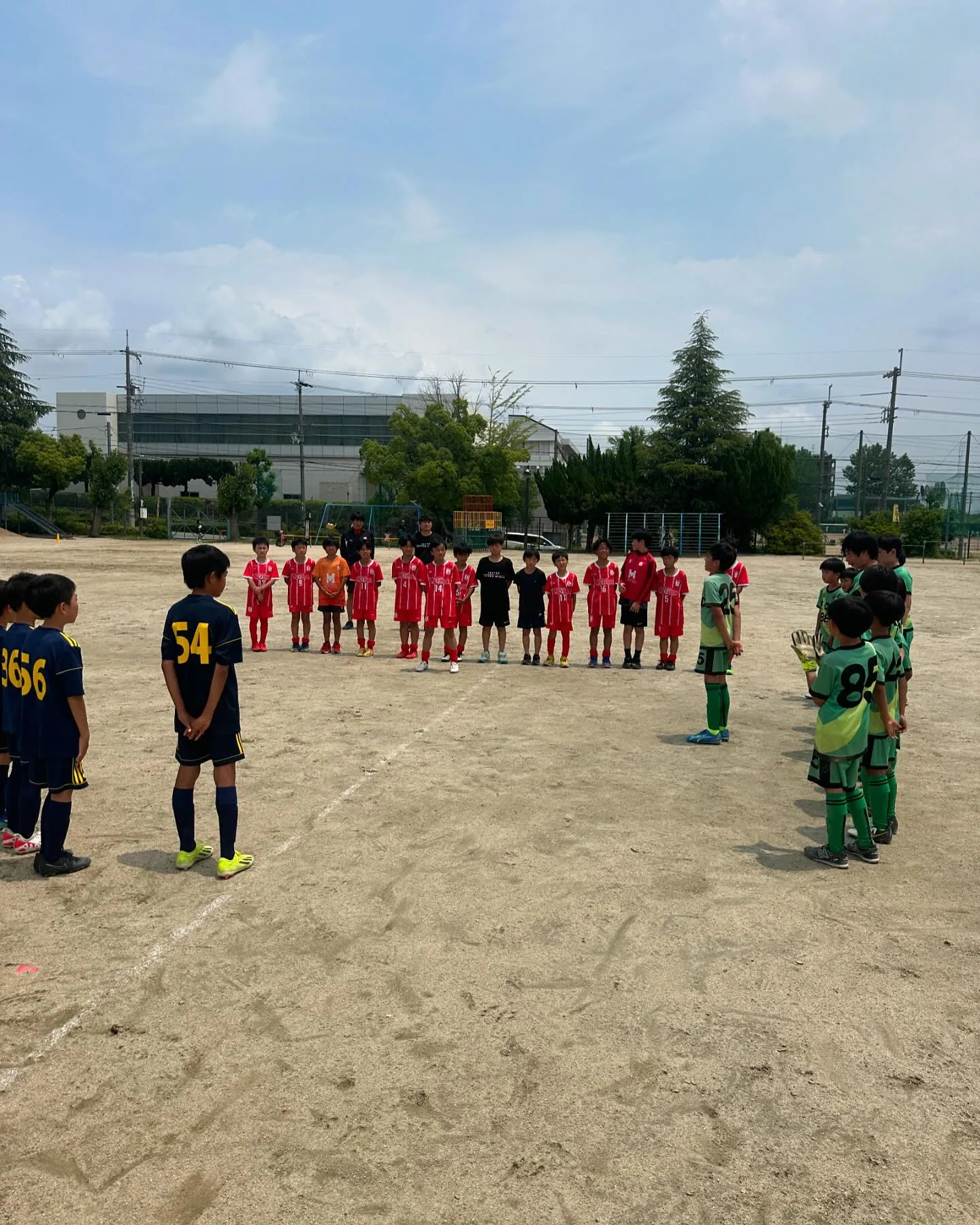 6年生以下TMを萱野東小学校にて行いました。